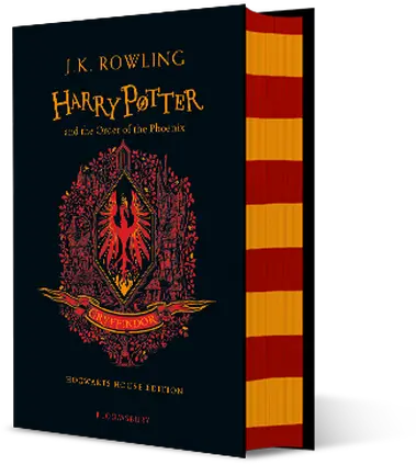 Harry Potter And The Order Of Phoenix Gryffindor Edition Hardback The Geek Side Harry Potter And The Order Of The Phoenix Gryffindor Edition Book Png Gryffindor Png
