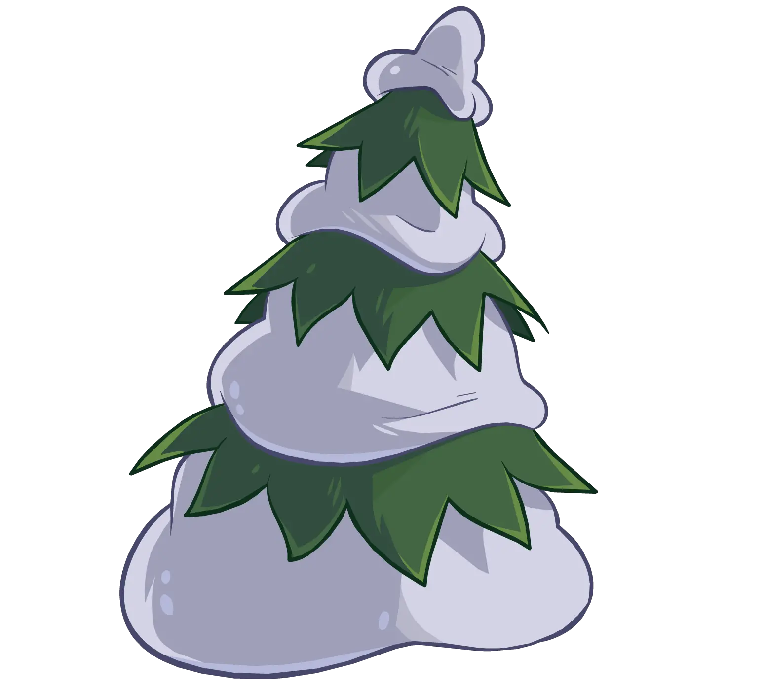 Newspaper Issue 544 Pine Tree Cartoon Christmas Trees In Snow Png Pine Tree Transparent Background
