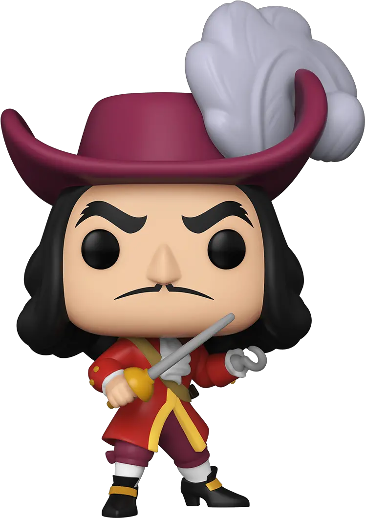 Captain Hook Disneyland 65th Anniversary Funko Pop Captain Hook Png Captain Hook Png