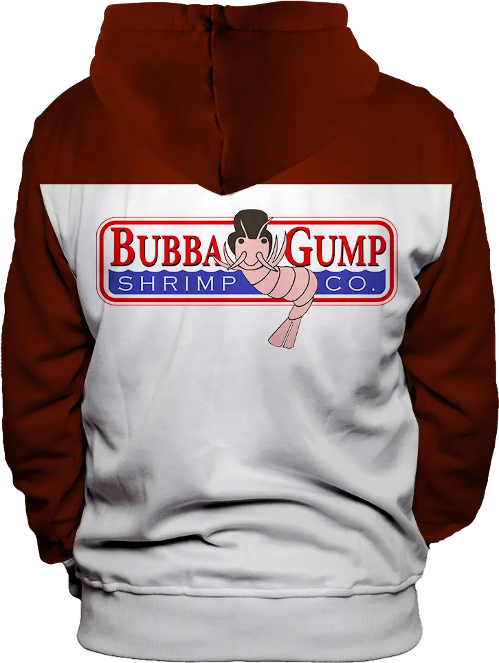 Bubba Gump Unisex Zipped Hoodie Unisex Png Bubba Gump Shrimp Logo