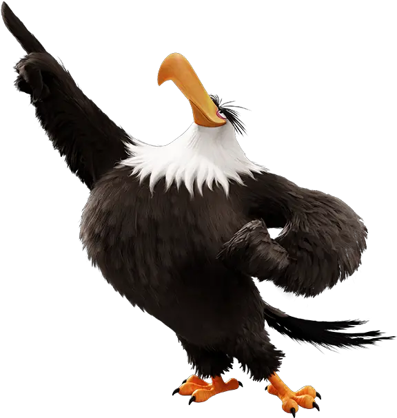 Funny Eagle Png Transparent Free Clipart Image 9 Free Mighty Eagle Angry Birds Funny Png