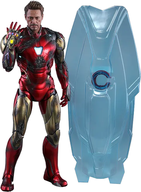 Iron Man Mark Lxxxv Battle Damaged Version Special Edition Sixth Scale Figure Figurine Iron Man Endgame Png Iron Man Transparent png