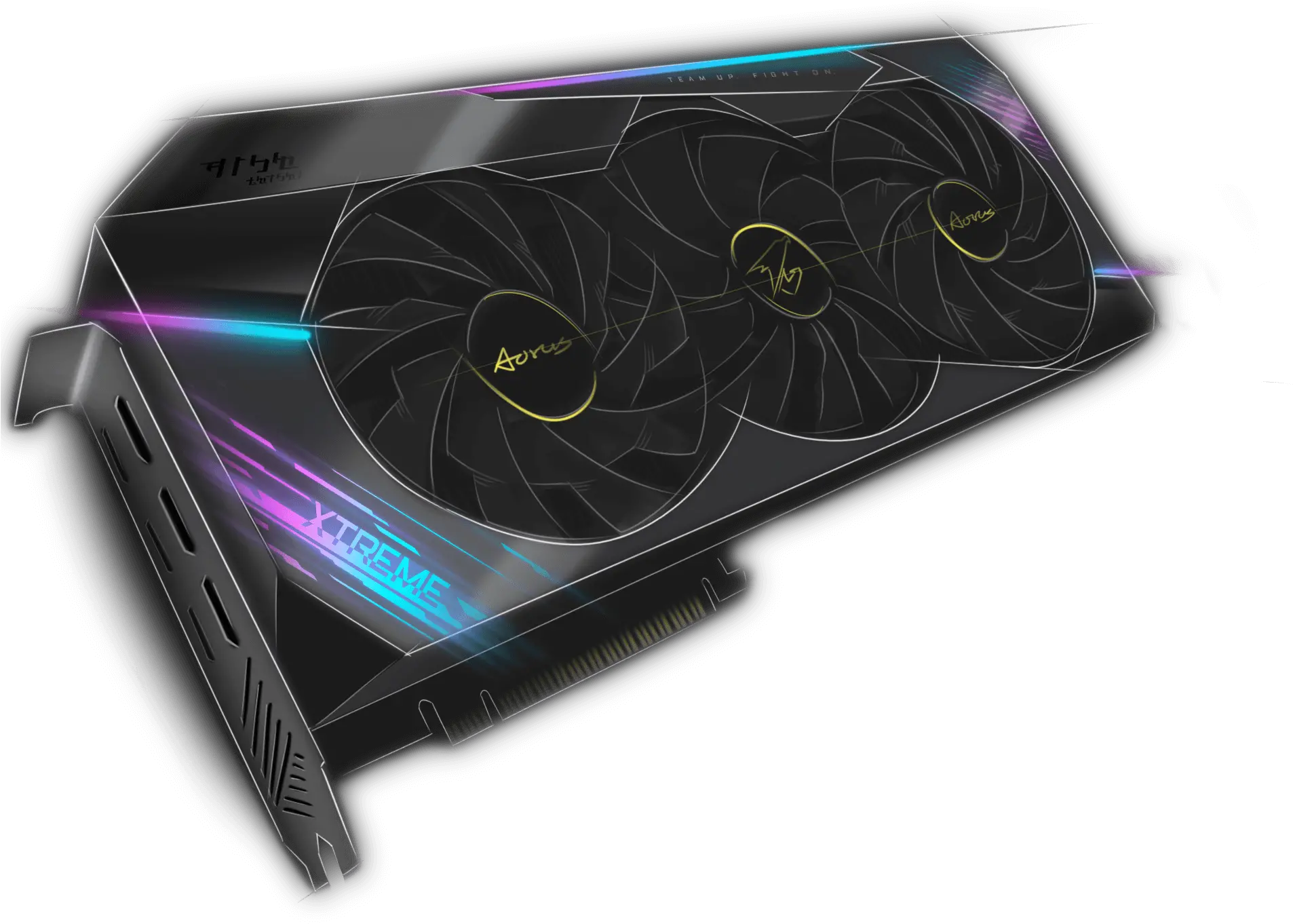 Aorus Geforce Rtx 3090 Xtreme 24g Key Features Graphics Png Nvidia Microphone Icon
