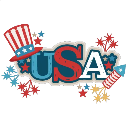 Usa Title Svg Scrapbook Cut File Cute Clipart Files For Cute Usa Clipart Png Usa Png