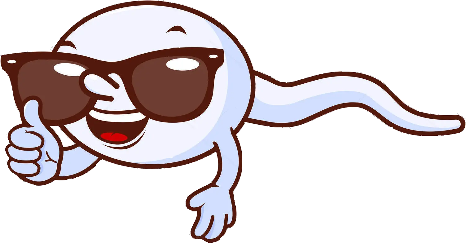 Sperm Sunglasses Clipart Sperm Cell Cartoon Transparent Png Sperm Png