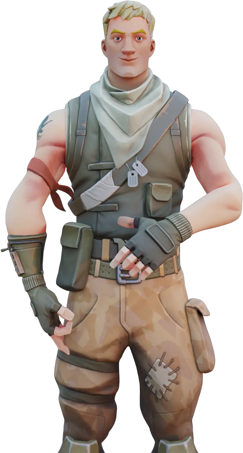 New To Rendering Would Like Feedback Fortnitebr Soldier Png Fortnite Default Png