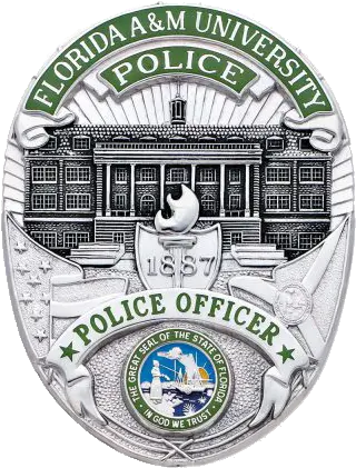 Florida Au0026m University Police Badge Emblem Png Police Badge Transparent