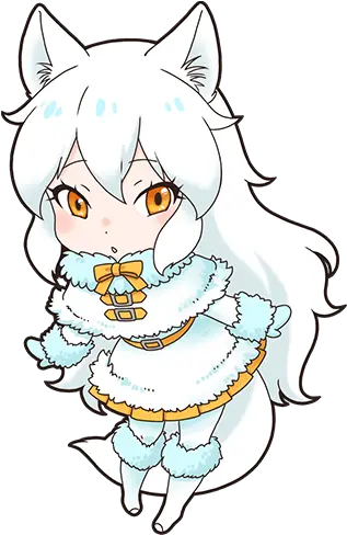 Arctic Fox Kemono Friends White Fox Png Arctic Fox Png