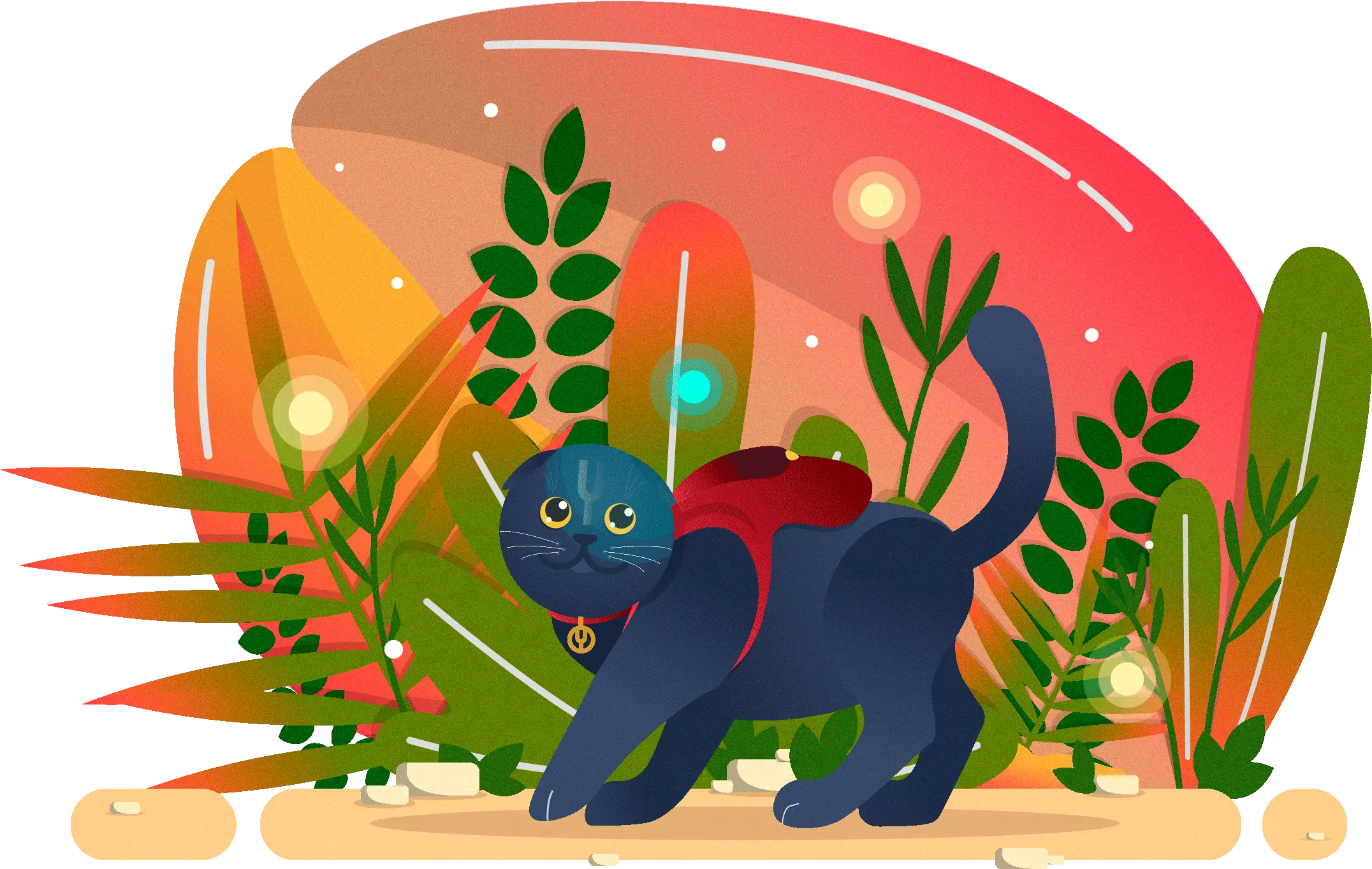 Dribbble Catpng By Xenia Chaika Cartoon Nyan Cat Png