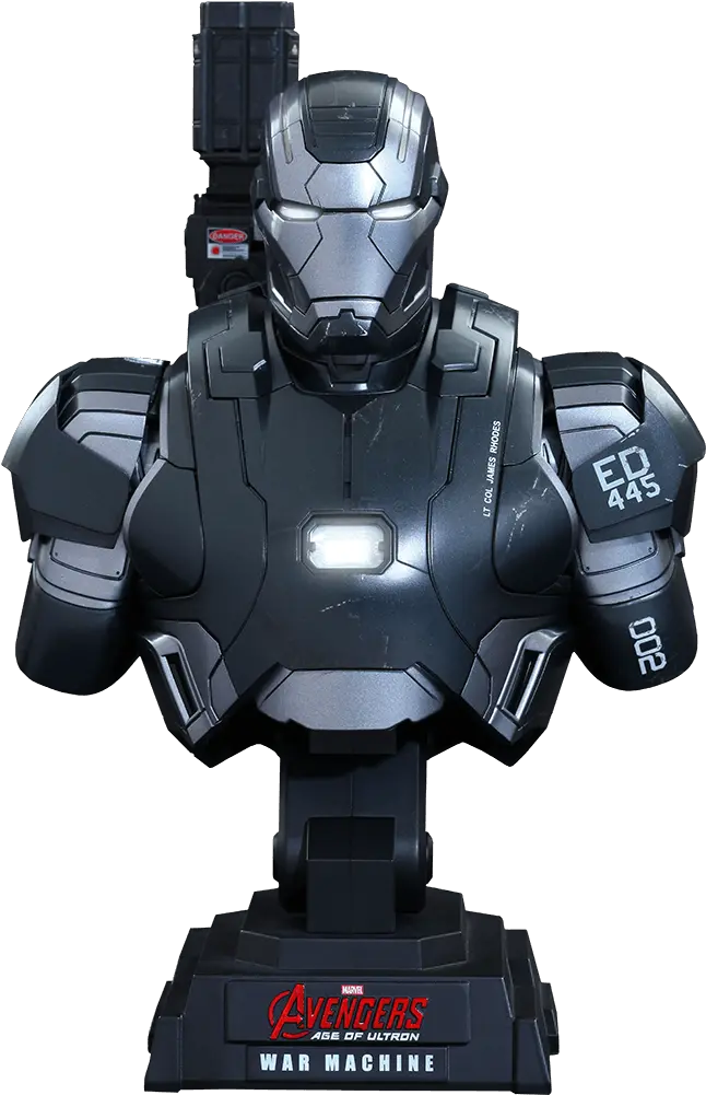 Marvel Avengers Age Of Ultron War Machine Mark 2 14 Scale Bust War Machine Bust Png Ultron Png