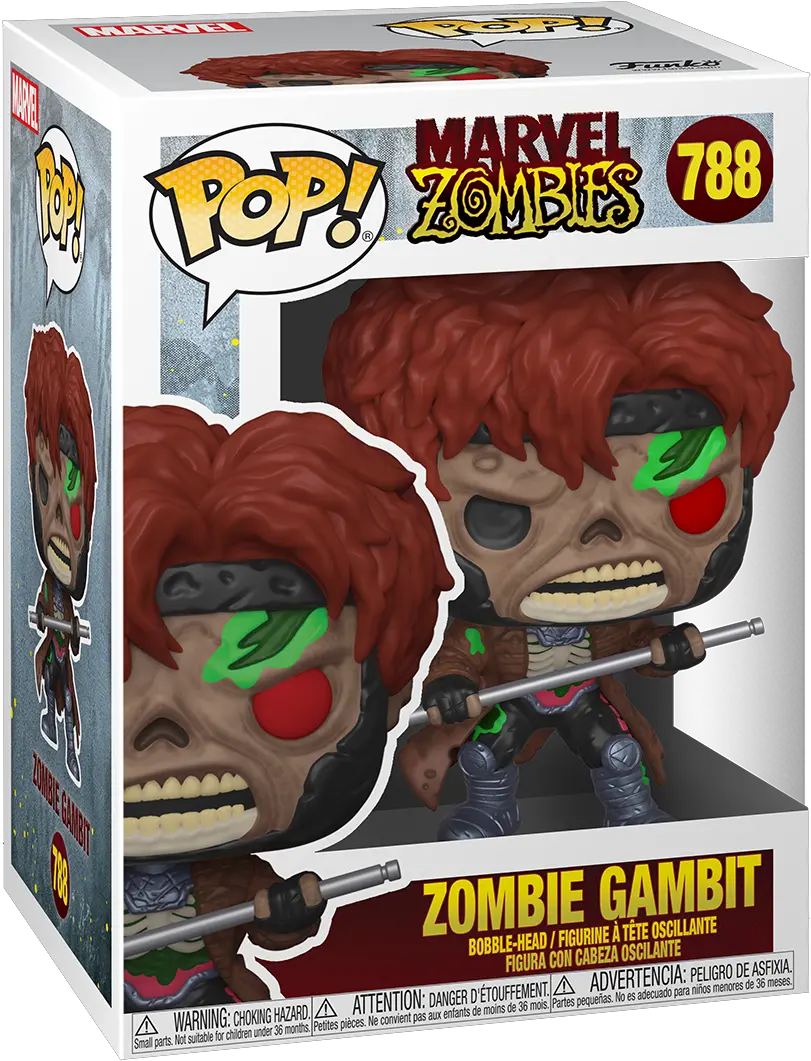Funko Pop Marvel Zombies Gambit Funko Pop Zombie Gambit 788 Png Gambit Icon