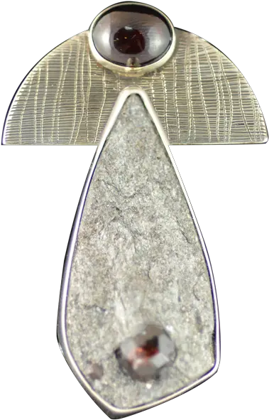 Pinpendant Ss Garnetgarnet Shist U2014 Courtney Design Png Garnet Png