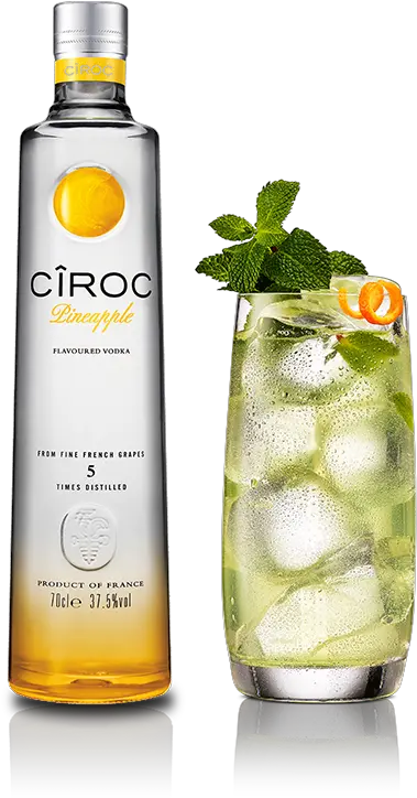 Pineapple Mojito Ciroc Pineapple Png Mojito Png