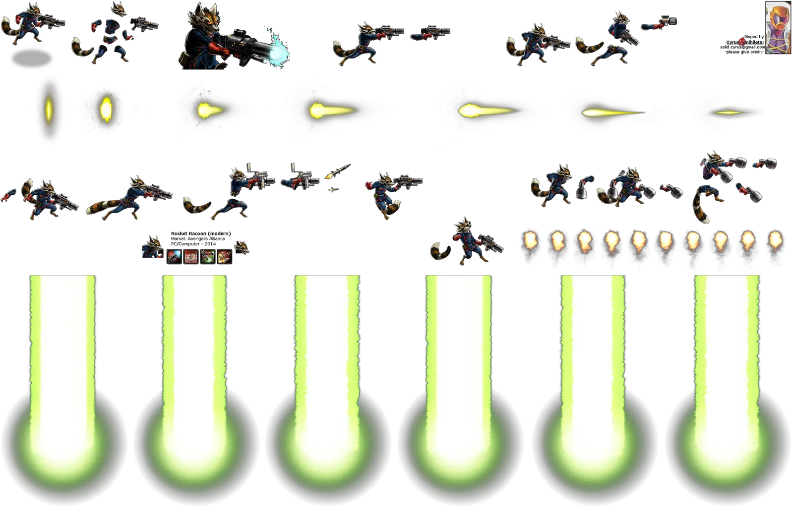 Cyrus Annihilator Blog Rocket Raccoon From Marvel Avengers Rocket Raccoon Sprites Png Rocket Raccoon Png