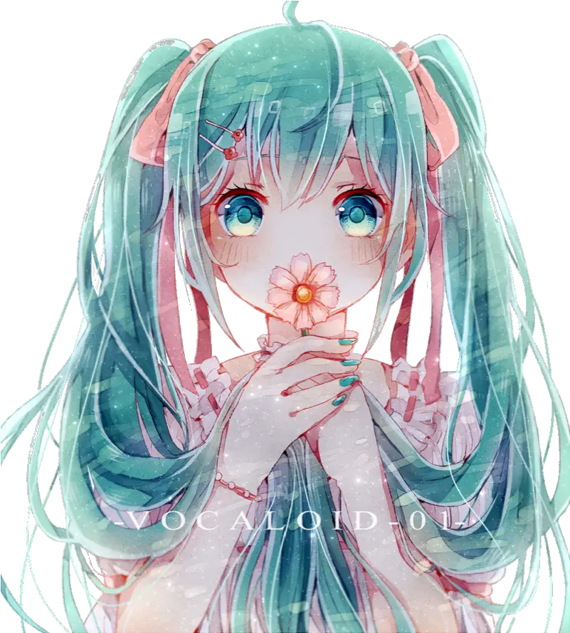 Hatsunemiku Mikuhatsune Vocaloid Anime Hatsune Miku School Girl Fanart Png Hatsune Miku Transparent