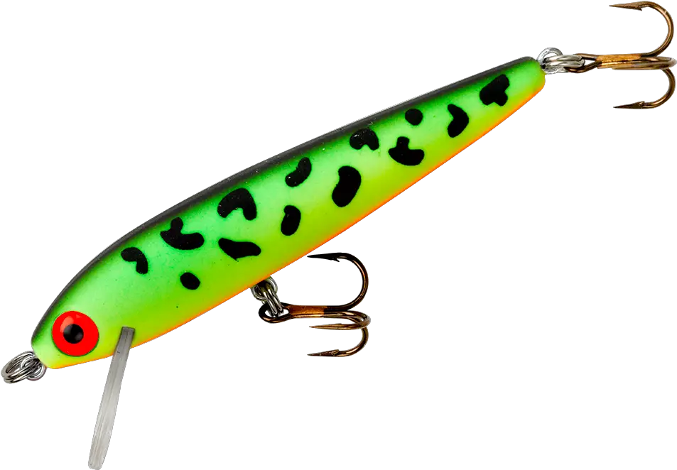 Rebel Tracdown Minnow Fishing Lure Fire Tiger 2 12 In Fishing Lure Png Fishing Lure Png png