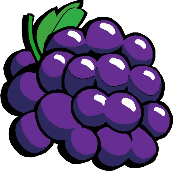 Clipart Lucu Png Grapes Clip Art Gambar Icon Lucu