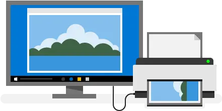 Moving To A Windows 10 Pc Computador E Impressora Png How Do I Get The My Computer Icon Back On My Desktop