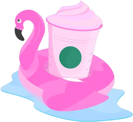 Starbucks Welcomes The Vibrant Ruby Flamingo Frappuccino To Serveware Png Pink Flamingo Icon
