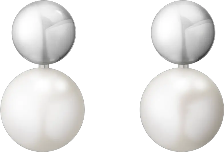 Download Georg Jensen Moonlight Grapes Silver And Pearl Sphere Png Moonlight Png