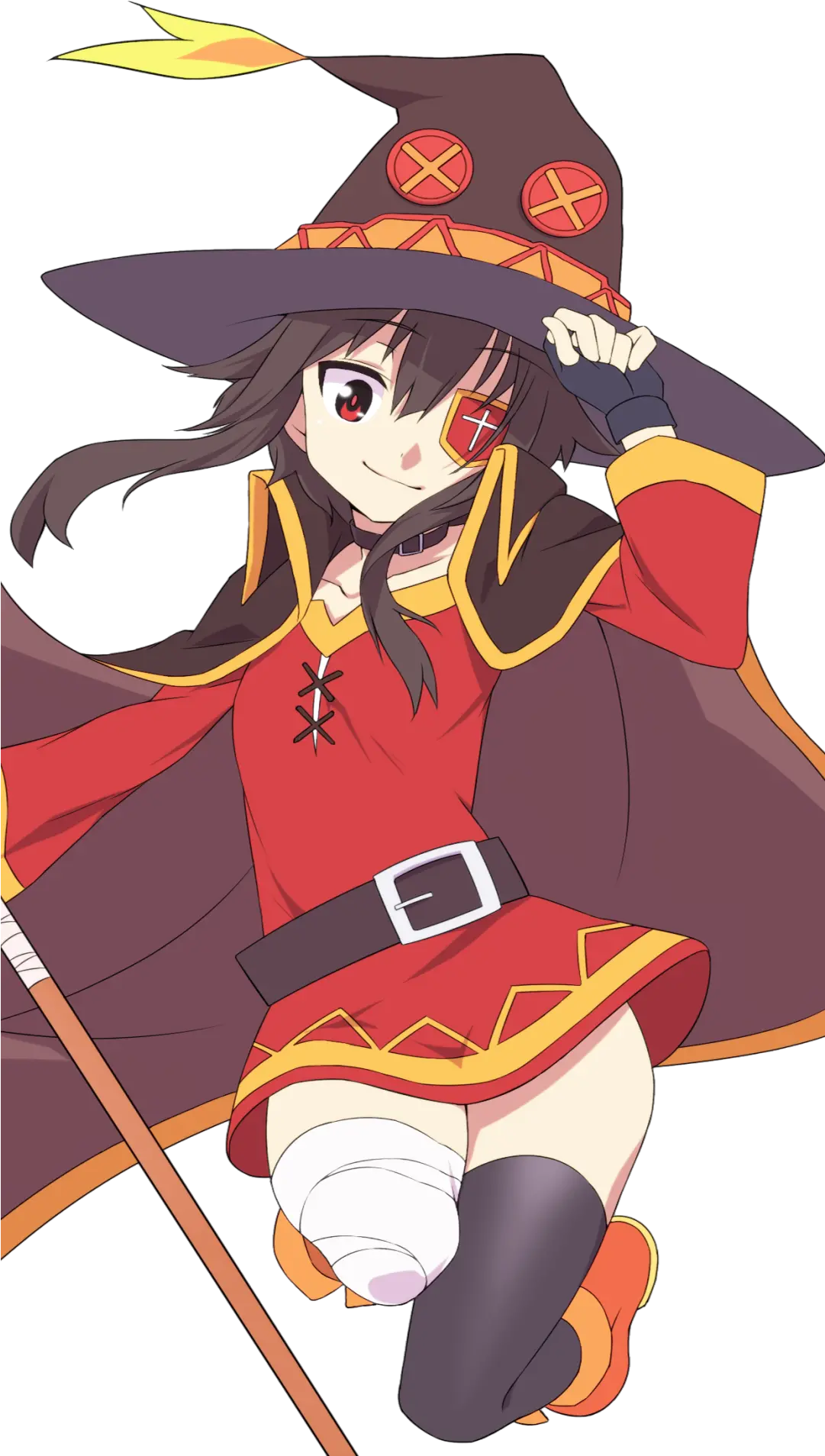 66 Megumin Appleiphone 7 750x1334 Wallpapers Mobile Abyss Konosuba Megumin Png Apple Iphone Logo Wallpaper