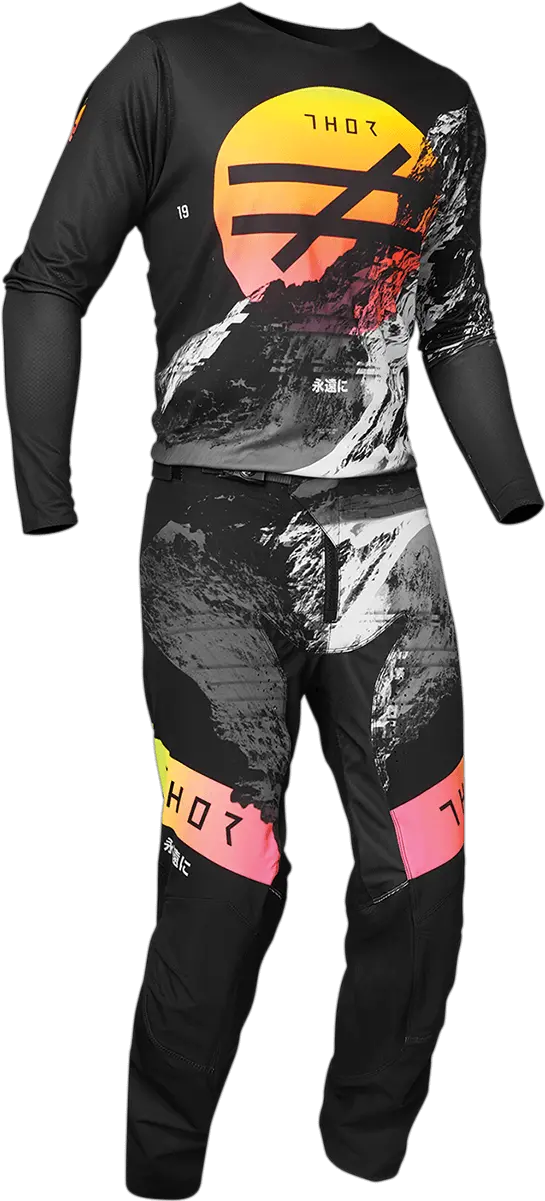 Thor Mx 2021 Off Road Motocross Motorcycle Racewear Gear Long Sleeve Png Icon Field Armor Knee Guards