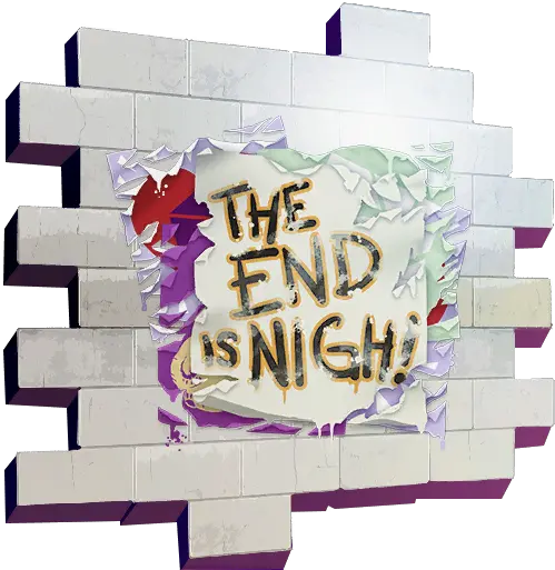 The End End Spray Fortnite Png The End Png