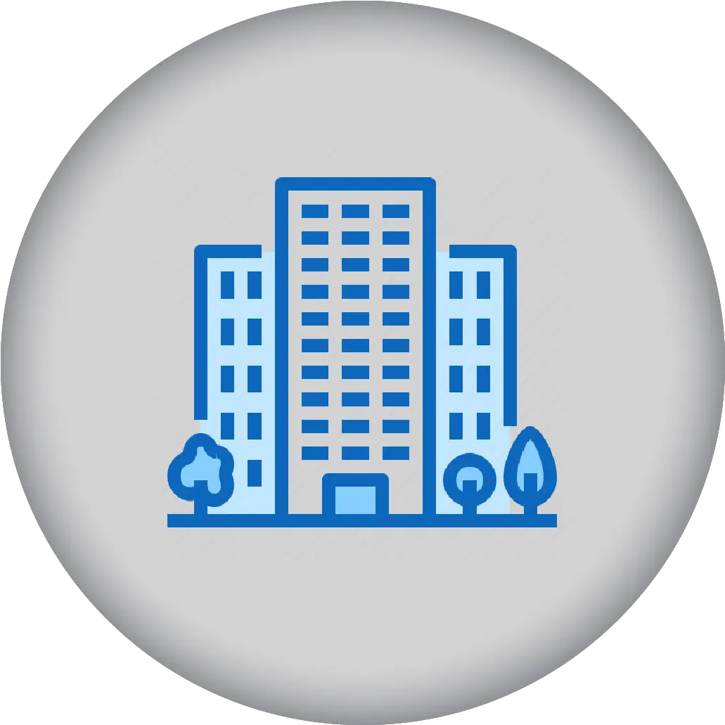 Commercial Real Estate Online Training With The Master Apartment Building Icon Vector Png Round Table Icon