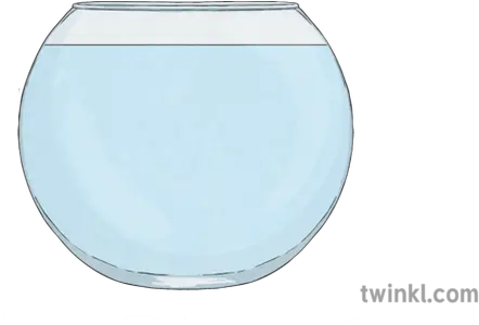 Fish Bowl With Movable Water Line Container Volume Maths Ks2 Serveware Png Fish Bowl Png