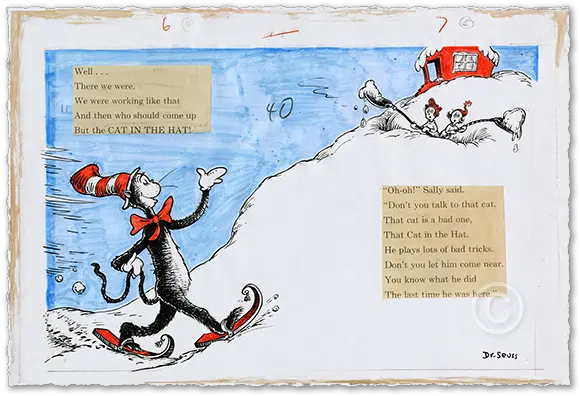 Illustration Art U2014 The Of Dr Seuss Gallery Png Cat In Hat