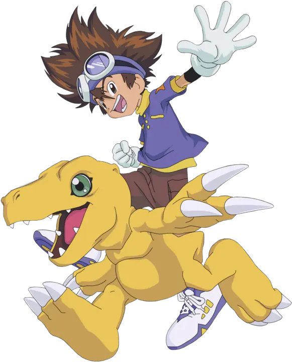 Tai Agumon Digimon Tai E Agumon Png Agumon Png