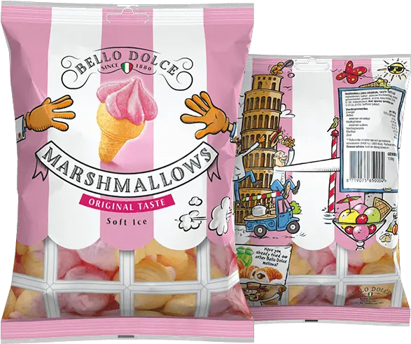 Bello Dolce Soft Ice Marshmallows Peeps Png Marshmallows Png