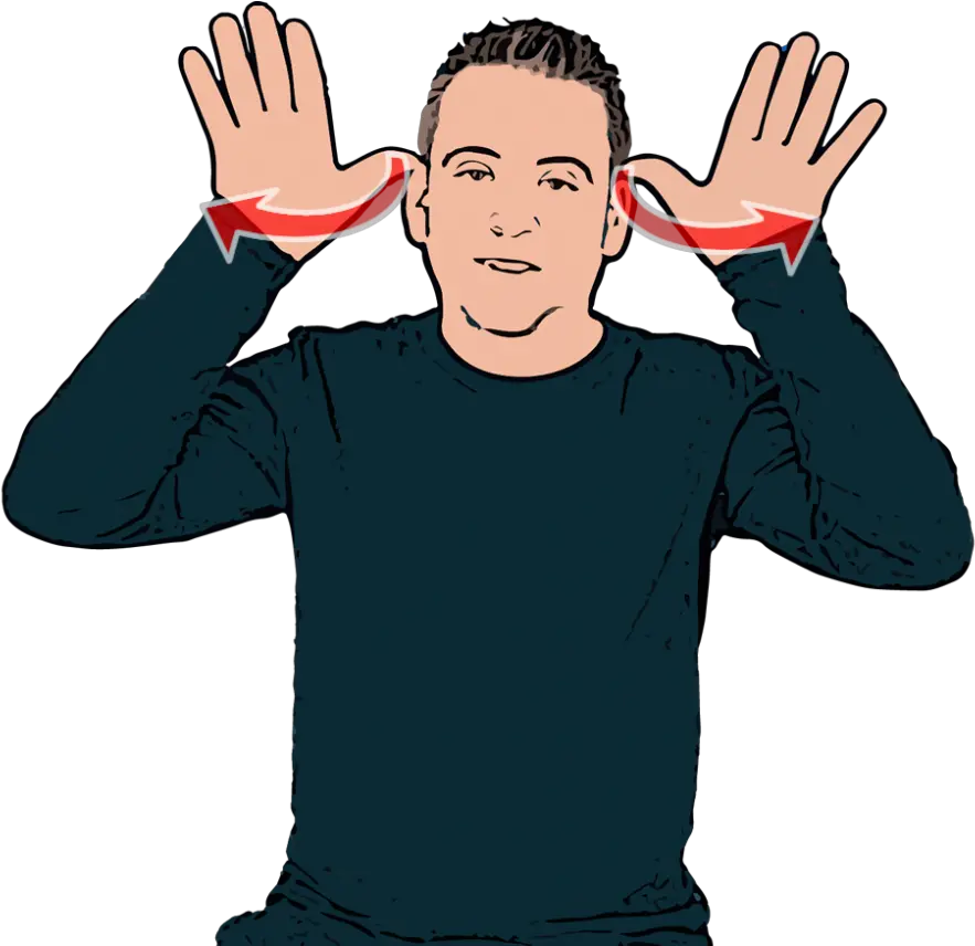 Deerreindeer Both Open Hands With Fingers Apart Start Png Open Hands Png