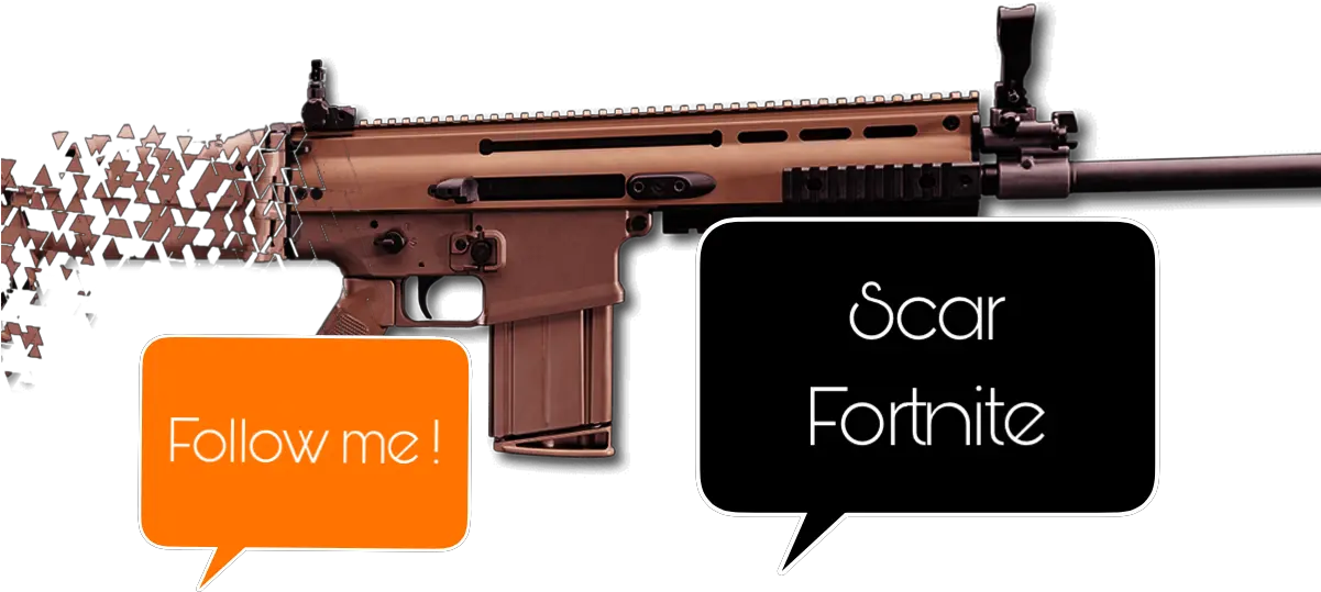 Fortnite Scar Freetoedit Sticker By Ahat966 Firearm Png Scar Fortnite Png
