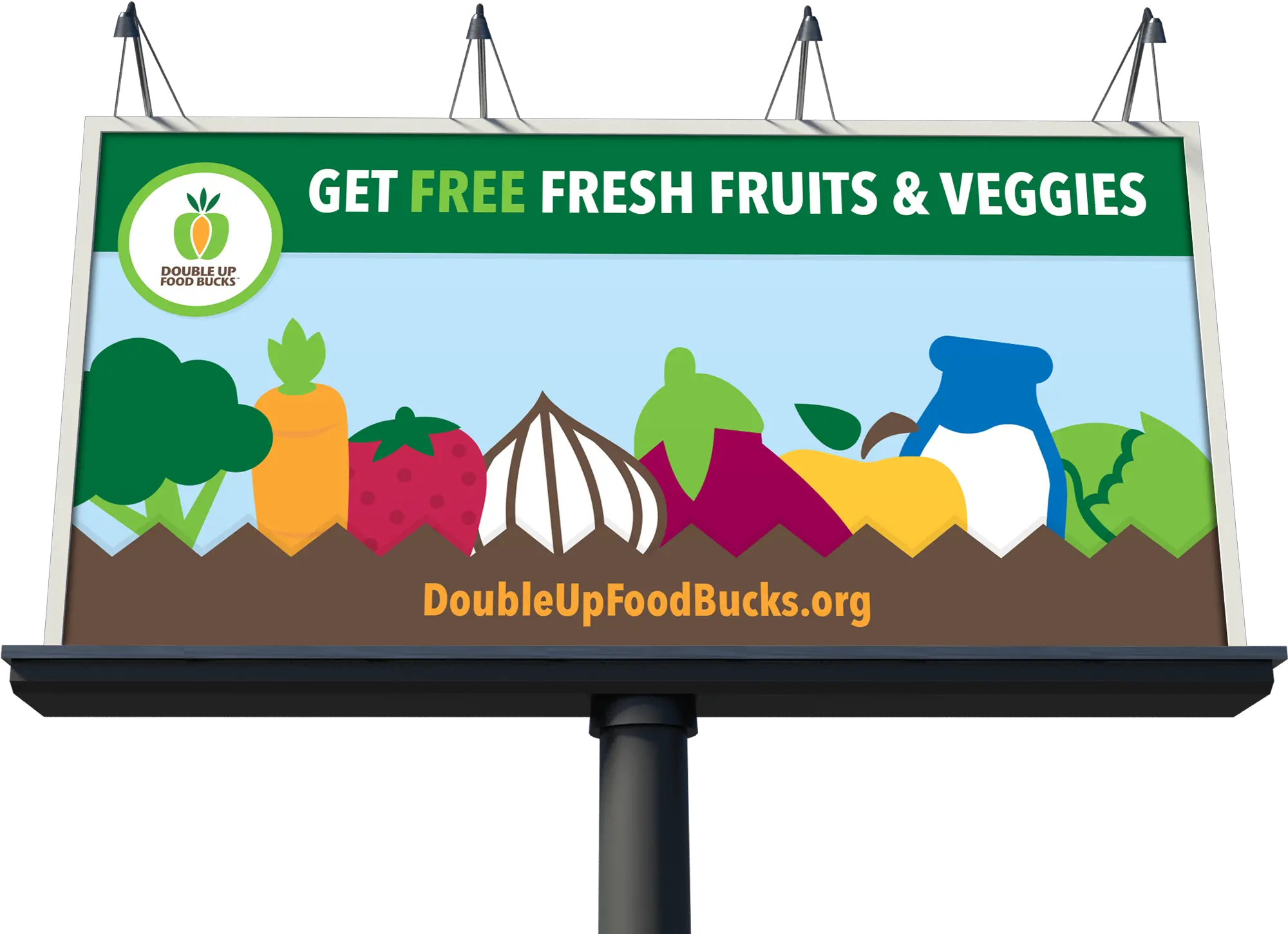 Fair Food Network Vegetables Billboard Png Food Network Logo Png