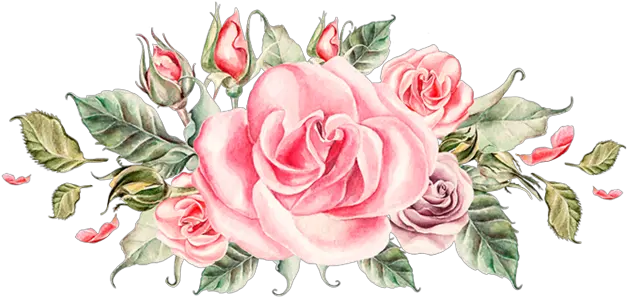 Flores Dibujo Png Bouquet Watercolor Painting Peony Rose Vector Flower Png Flower Clip Art Png
