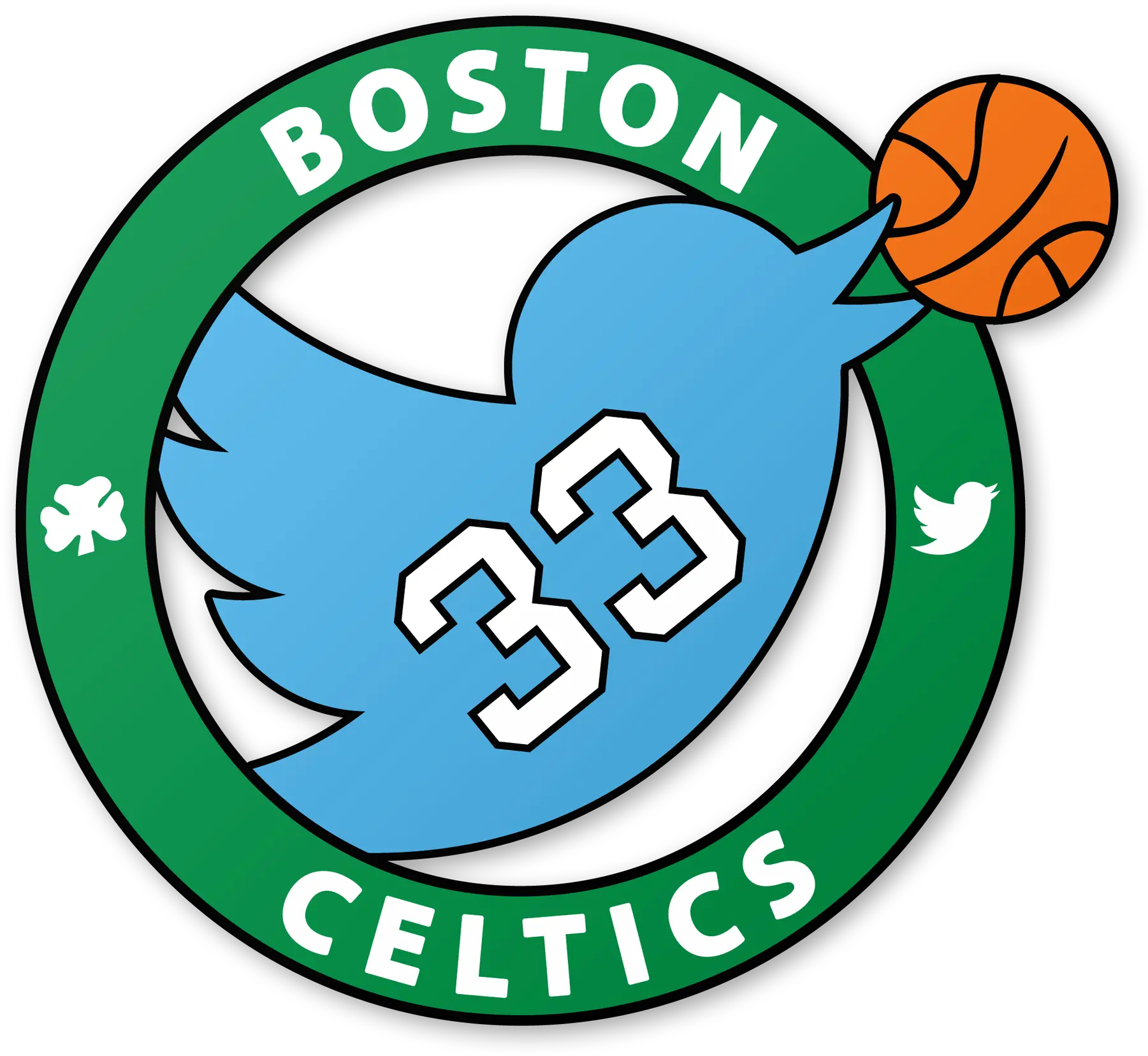 Larry Bird Twitter Logo Twitter And Larry Bird Full Size Larry Bird Twitter Logo Png Bird Logos png