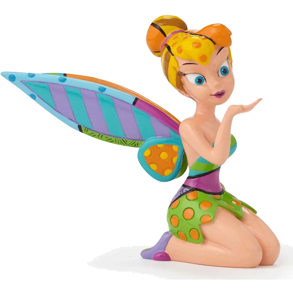 Disneyu0027s Tinker Bell Mini Fig By Britto Tinkerbell Blowing Disney Britto Simba Mini Figurine Png Tinkerbell Png