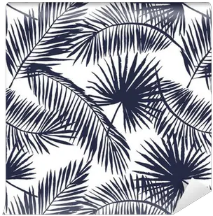 Palm Leaves Silhouette Mat Png Leaf Silhouette Png