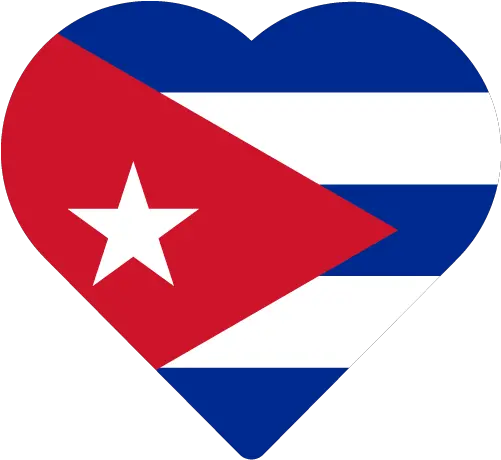 Vector Country Flag Of Cuba Heart Puerto Rican Flag Png Cuba Flag Png