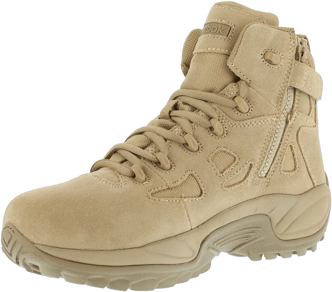 Reebok Menu0027s Stealth 6u201d Side Zip Composite Toe Desert Tan Boot Png White Mountain Icon Wedge Booties