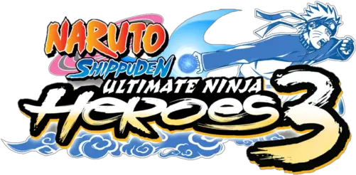 Logo For Naruto Shippuden Ultimate Ninja Heroes 3 By Kyon Naruto Shippuden Png Naruto Logo Transparent