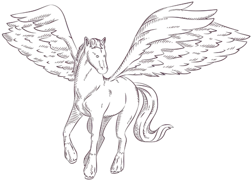 Horse Pegasus Illustration Transparent Png U0026 Svg Vector File Mythical Creature Pegasus Png