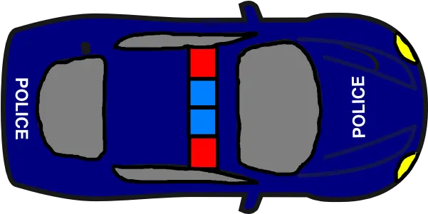 Police Car Png Top View Transparent Police Car Clipart Top View Top Of Car Png