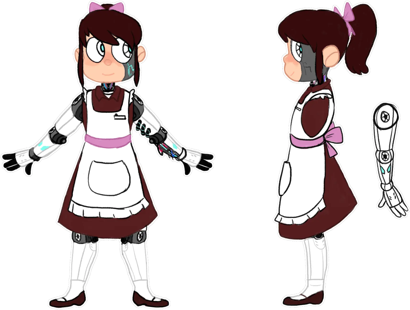Character Design Cartoon Png Cyborg Transparent