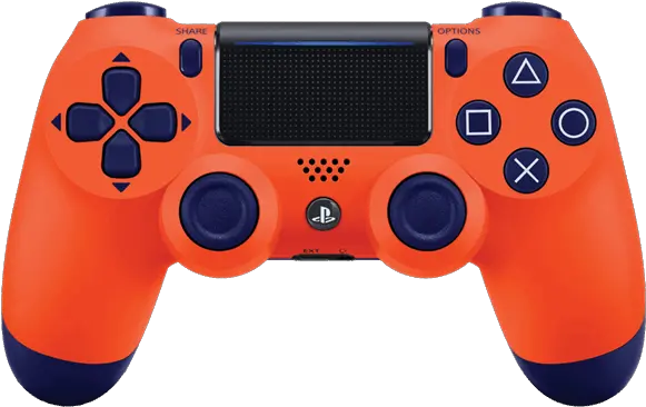 New Playstation 4 Dualshock Wireless Dualshock 4 Orange Sunset Png Ps4 Controller Png