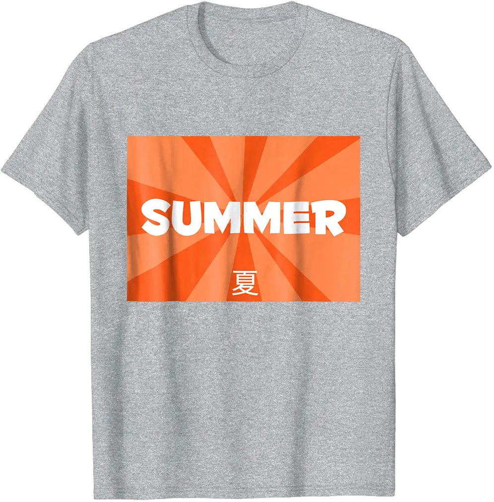 Summer With Japanese Text T Shirt Tshirt Full Size Png Goose Top Gun Shirt Japanese Text Png