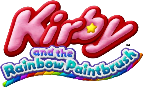 Kirby And The Rainbow Curse Kirby And The Rainbow Curse Png Paintbrush Logo