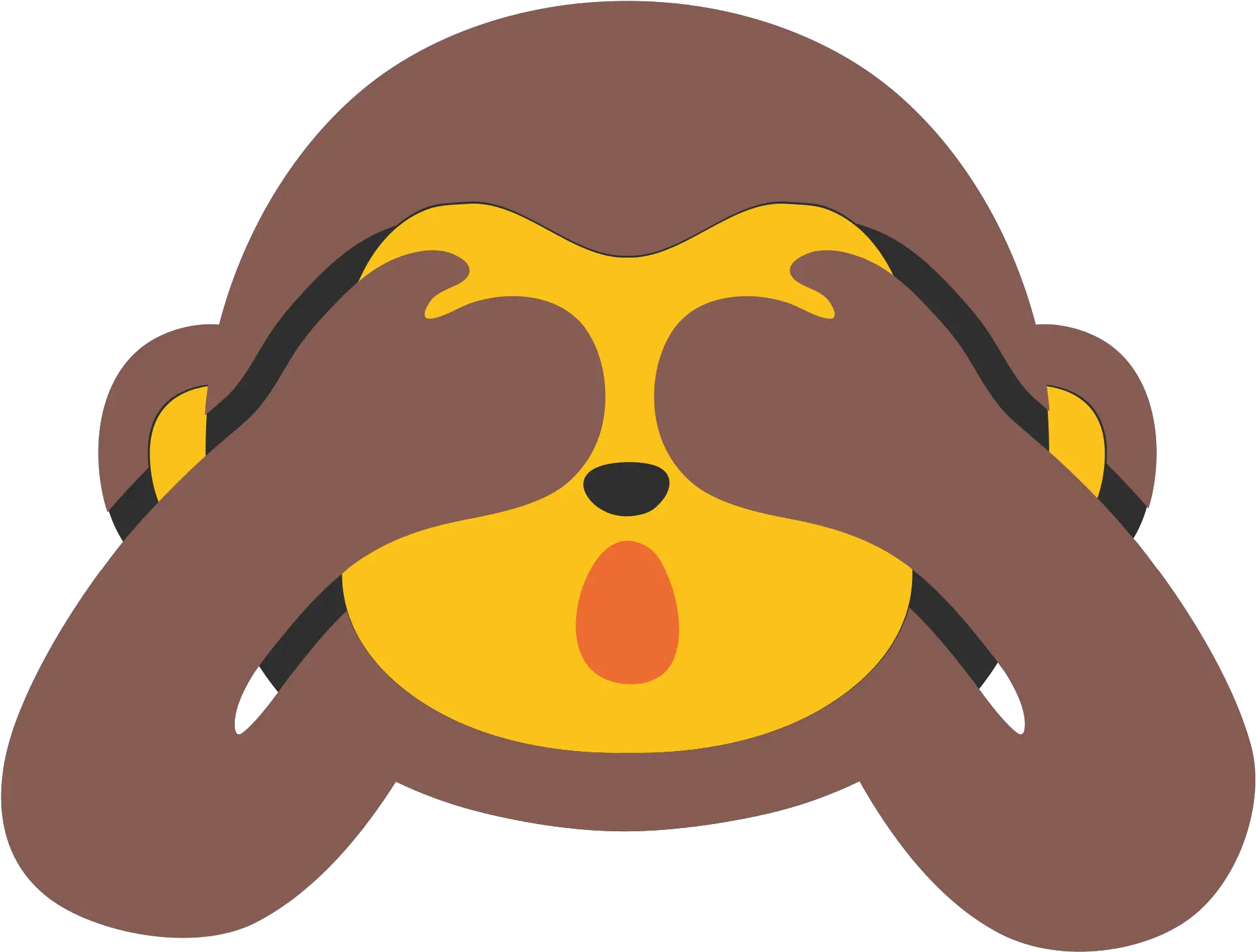 Gorilla Clipart Eye Macro And Micro Environment Png Eye Emoji Transparent