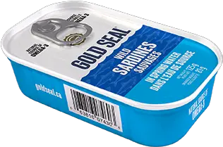 Canned Sardines In Spring Water Gold Seal Gold Seal Sardines Png Gold Seal Png